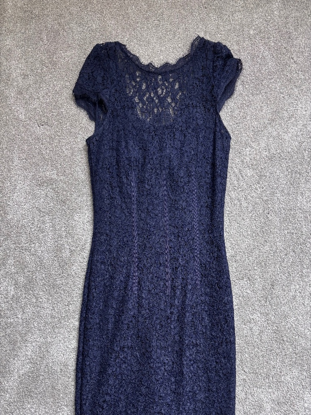 Adrianna Papell Navy Lace Dress size 2